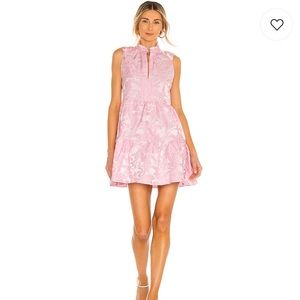 Amanda UpRichard Sleeveless Saffron Dress in Pink